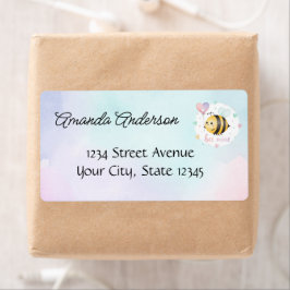Etiqueta Primeiro Aniversário Personalizado Sweet Bee 