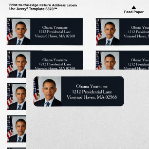 Etiqueta Primeiro Termo do Presidente Barack Obama