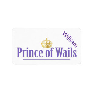 Etiqueta Príncipe dos lamentos/princesa dos lamentos