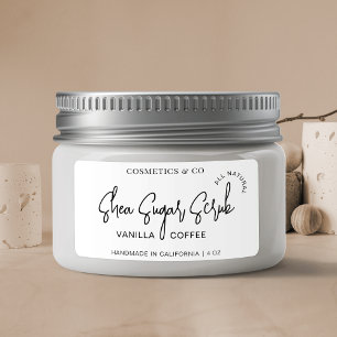 Etiqueta Produto com marca de jar cosmética com manchas min