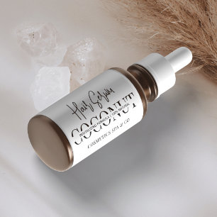 Etiqueta Produto de Garrafa Cosmética Mínimo