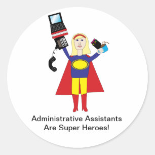 Etiqueta profissional administrativa do