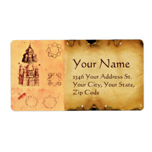 ETIQUETA PROJETO ARQUITETÔNICO DE RENASCIMENTO, ARQUITETO