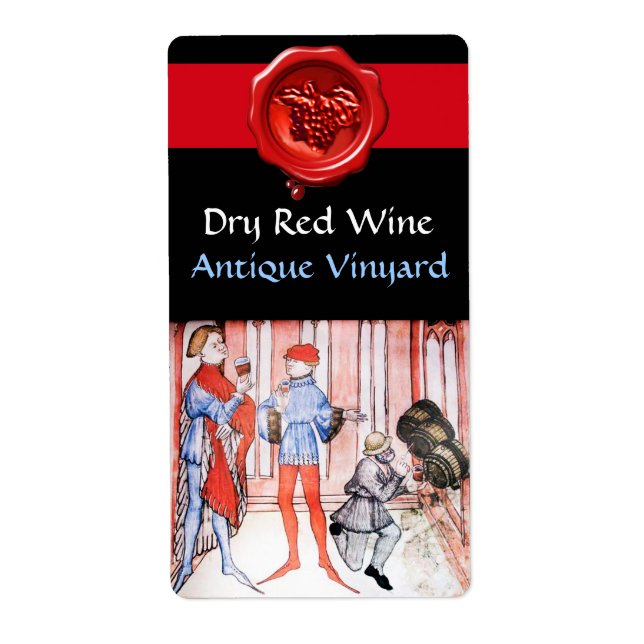 ETIQUETA PROVANDO DE VINHOS VERMELHOS DE UVAS ANTIGAS COM B (Frente)