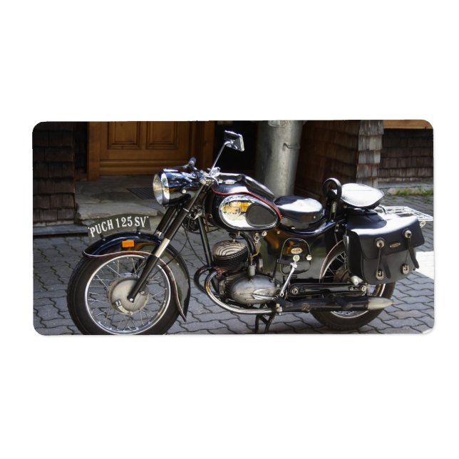 Etiqueta Puch 125 SV (Frente)