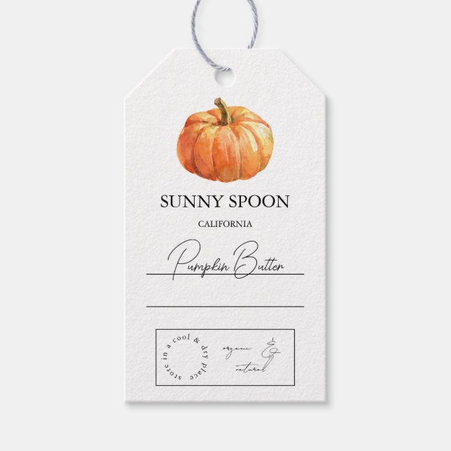 Etiqueta Pumpkin Hang (Frente)