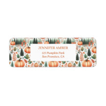 Pumpkin Rustic Fall & Autumn Deixa Correio Sazonal