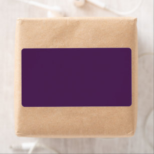Etiqueta Púrpura escura, de cor simples, de meia-noite
