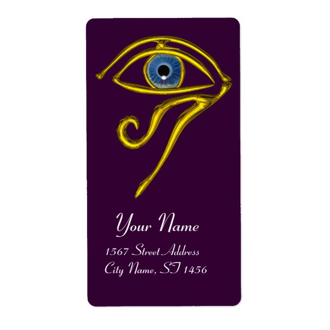 Etiqueta Púrpura TALISMAN AZUL (Frente)