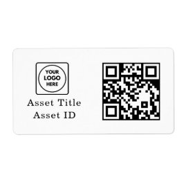 Etiqueta QR de Inventário Personalizado | Rastreamento de I
