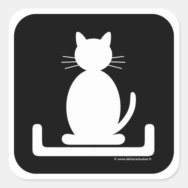 Etiqueta quadrada “a Cama do Gato " (Frente)