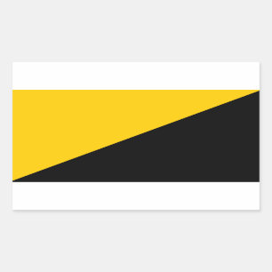 Etiqueta quadrada capitalista de Anarcho