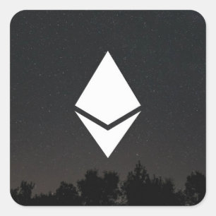Etiqueta quadrada de Ethereum