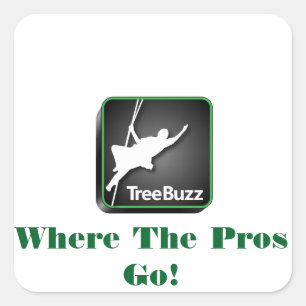 Etiqueta quadrada de TreeBuzz