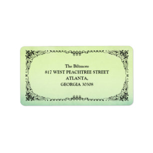 Etiqueta Quadro Elegante