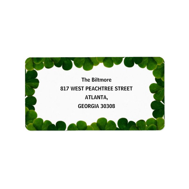 Etiqueta Quadro Elegante (Frente)