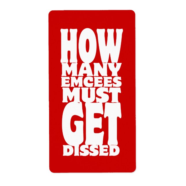 Etiqueta Quantos Êxitos Devem Ser Desusados (Frente)