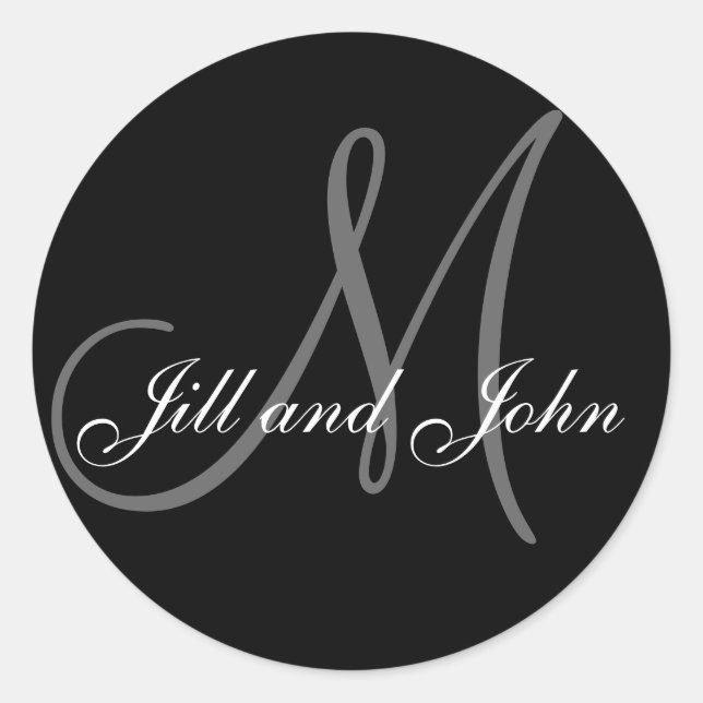 Etiqueta que elegante do favor do casamento você (Frente)