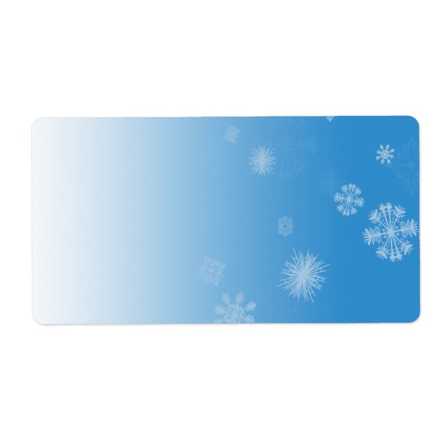 Etiqueta Queda de neve (Frente)