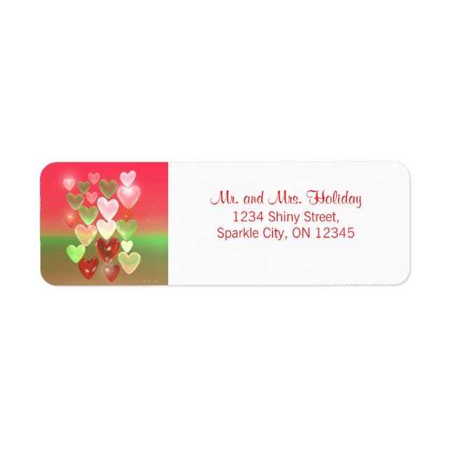 Etiqueta Queridos do Natal (Frente)