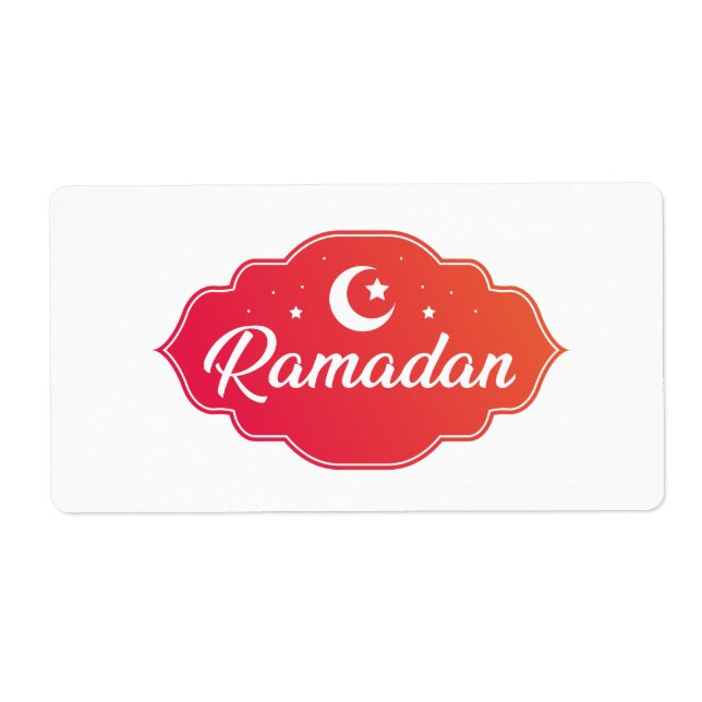 Etiqueta Ramadan Sticker (Frente)