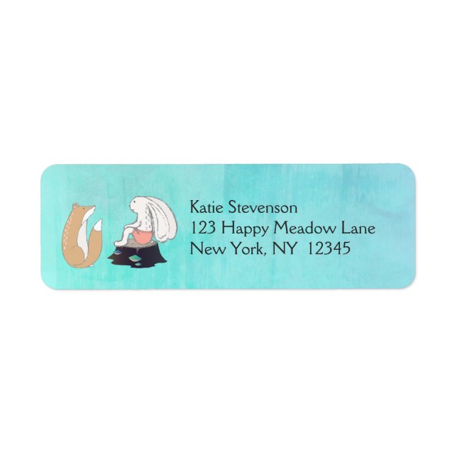 Etiqueta Raposa-branca e lenha-de-coelho (Frente)