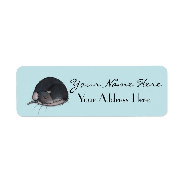 Etiqueta Rat Address Labels (Frente)