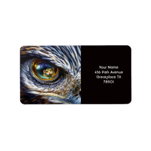 Etiqueta Rato Fantasy Cute Eagle Eyes