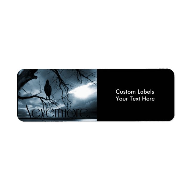 Etiqueta Raven - Nunca mais Sunbeams e Tree Blue (Frente)