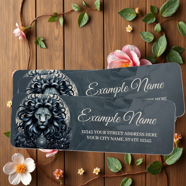 Etiqueta Real elegância, uma majestosa ornamentado de cabeç (Criador carregado)