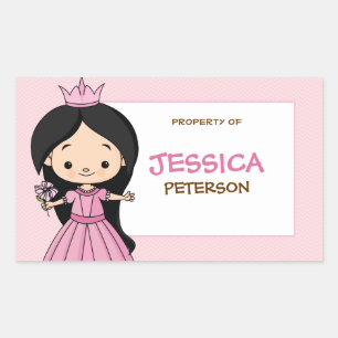 Etiqueta Real Princesa/Etiqueta de Presente