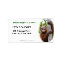 Receita de Saudação Personalizada para Orangutanos