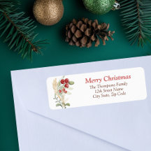 Red Berries Greenery Elegante Natal