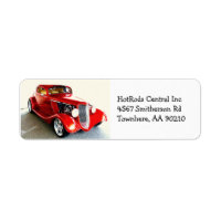 Red Classic Car Hot Rod