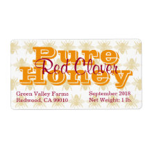 Red Clover Honey Jar