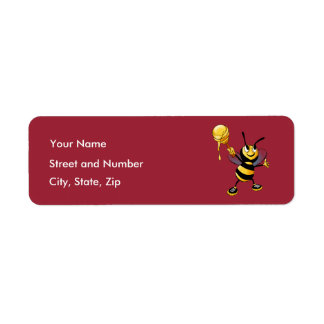 Etiqueta Red Honey Bee Rosh HaShana
