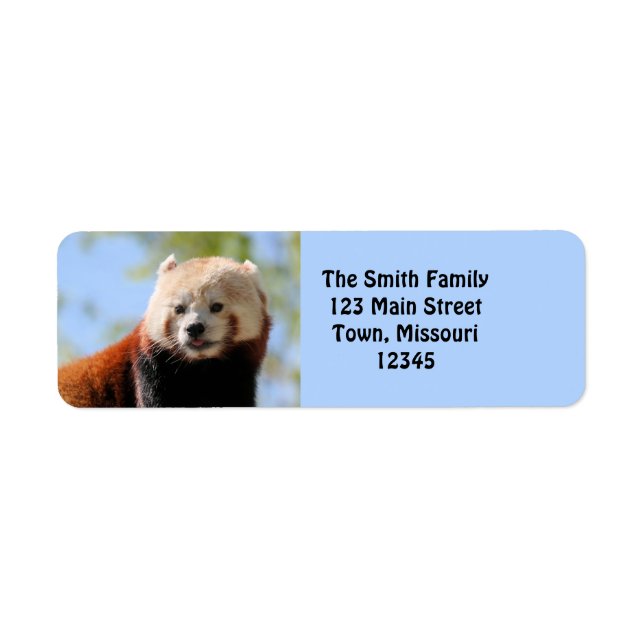Etiqueta Red Panda (Frente)