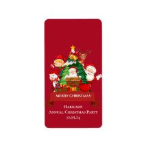 Red & White Simple Feliz Natal