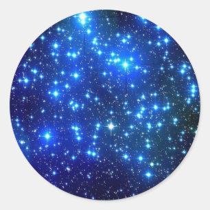 Etiqueta redonda clássica, lustrosa