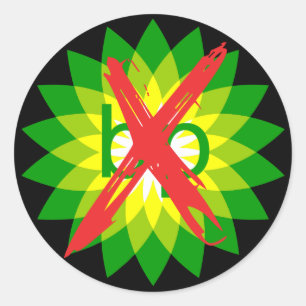 Etiqueta redonda de Anti-BP