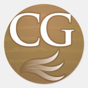 Etiqueta redonda dos geeks do charuto