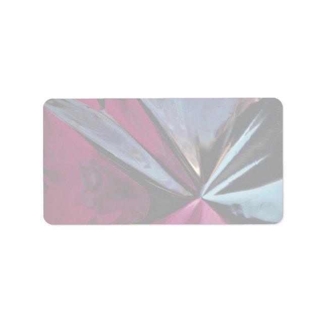 Etiqueta Reflexão em folha de alumínio (Frente)