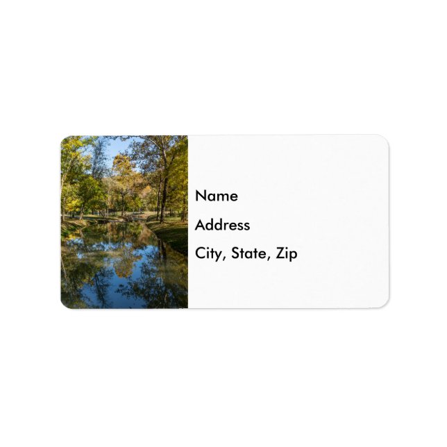 Etiqueta Reflexões Em Dogwood Creek (Frente)