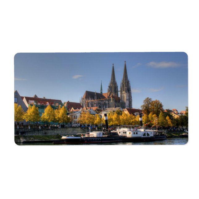 Etiqueta Regensburg, Alemanha (Frente)
