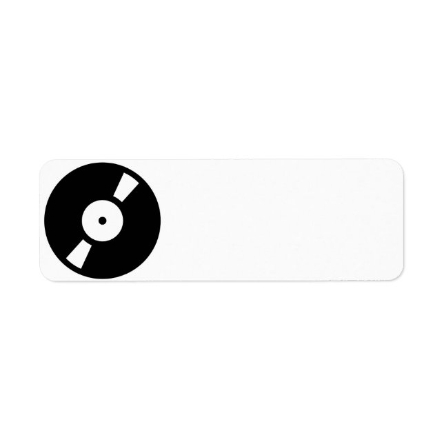 Etiqueta registro retro-vinil (Frente)
