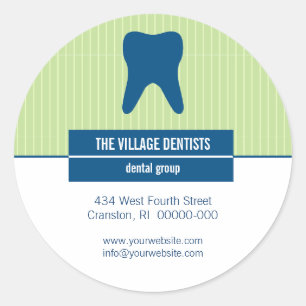 Etiqueta relativa à promoção dental iconográfi