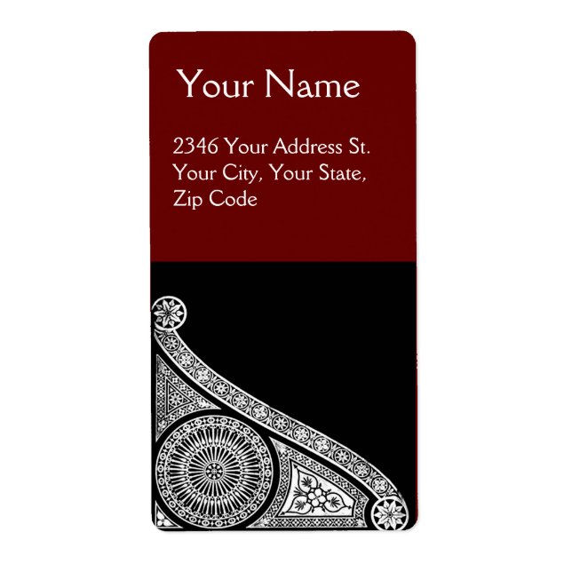 Etiqueta RENAISSÂNCIA vermelha (Frente)