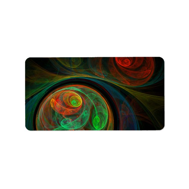 Etiqueta Renascimento da Abstrato Art (Frente)