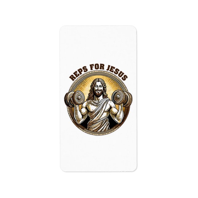 Etiqueta Reps para Jesus (Frente)