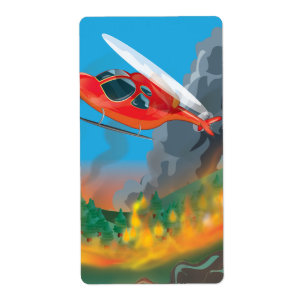 Etiqueta Resgate de Helicóptero